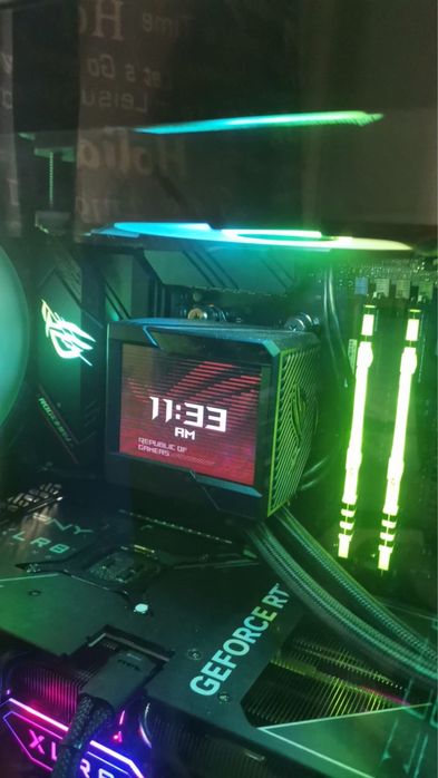Pc Setup Geforce Rtx 4070Ti Ryzen 7 5800x3d+cooler cu proiectii inside