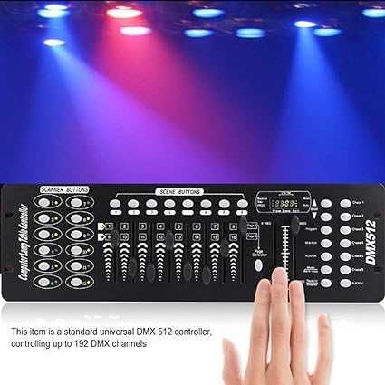 Consolă Dmx, UKing 192 canale DMX512