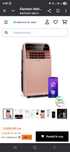 Karlstein Metrobreeze Smart 12000 BTU Aer Condiționat Portabil Aur roz