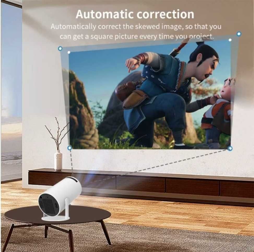 Videoproiector portabil Android 11 Wi-Fi Bluetooth 4K Mirroring