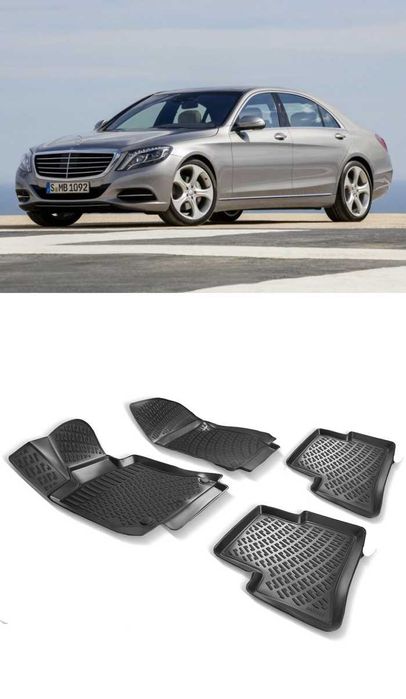 Гумени стелки RizLine съвместими с Mercedes S-class  w222 14-20