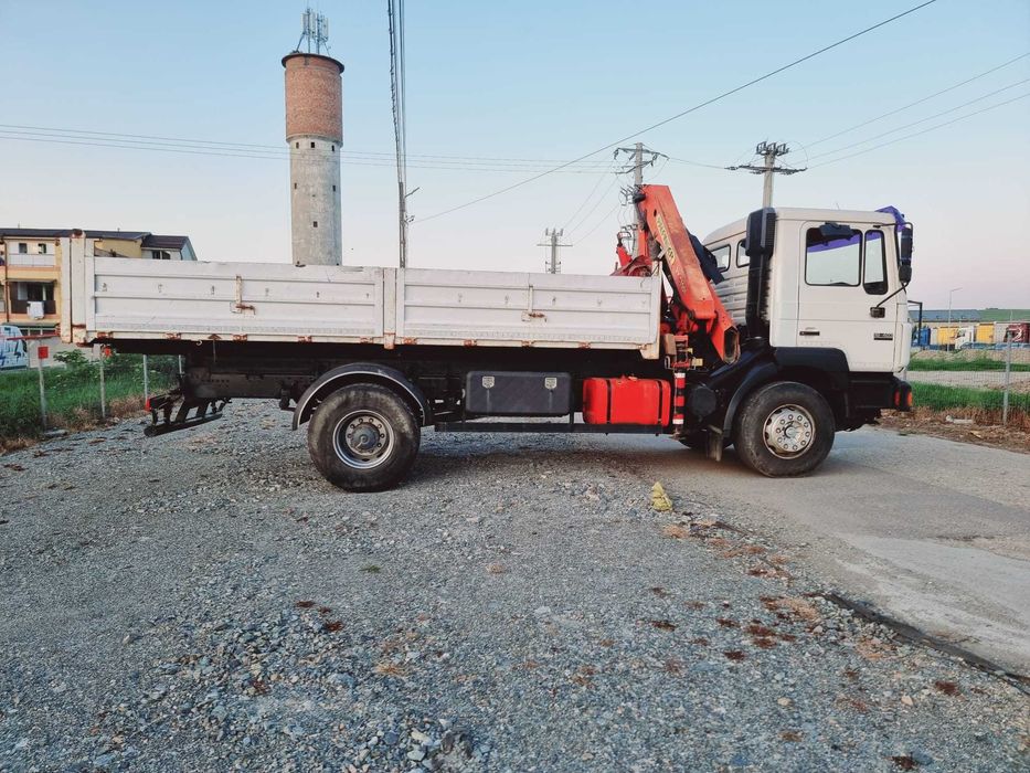 MAN Silent 19.403 bascula  19 tone macara Palfinger PK11001 A