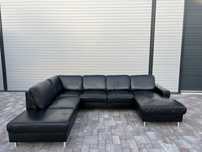 Coltar Living ~ Sufragerie XXL Piele Naturala Forma U