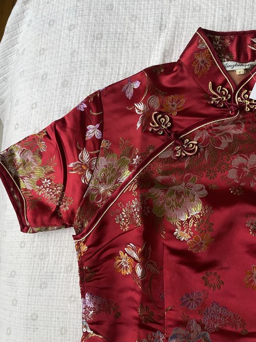 Блуза с японски мотиви от 100% коприна