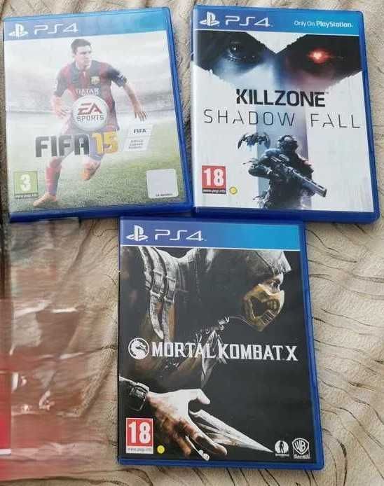 Игри за PS4 Fifa 15, KillZone и Mortal Kombat X