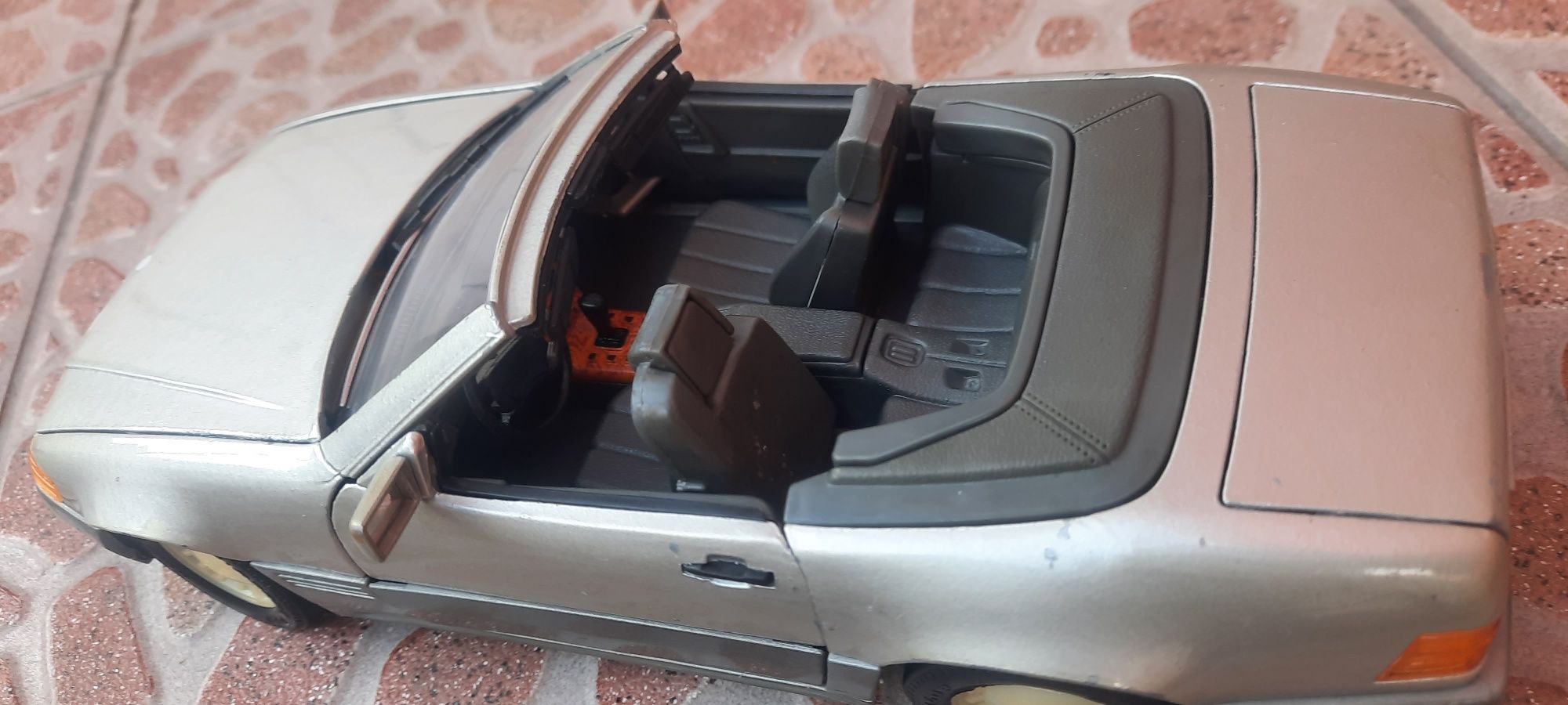 Метална Количка  Merzedes-benz 500sel Cabrio