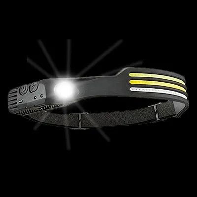 Lanterna de cap profesionala tip LED cu 3 benzi