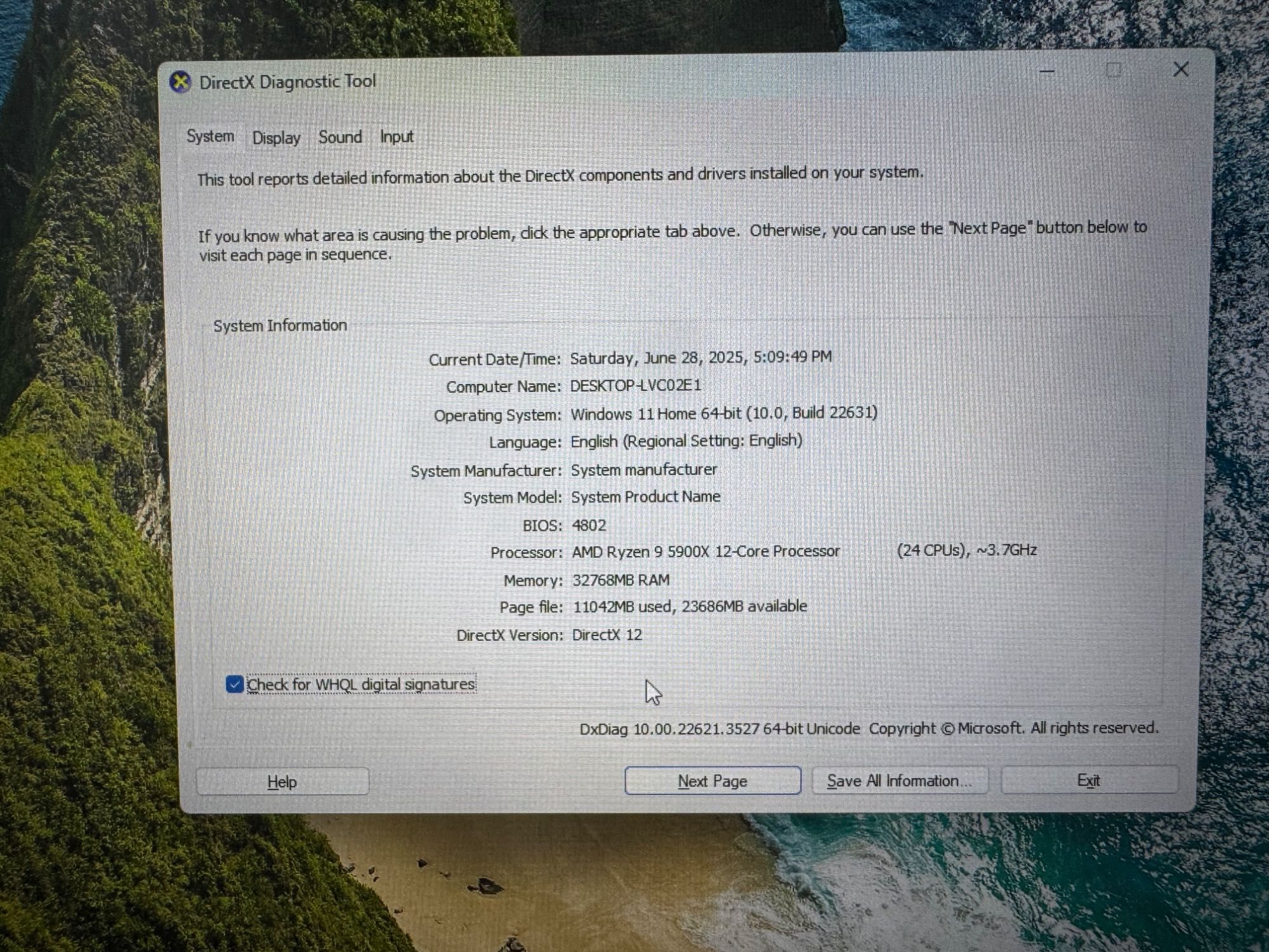 Компютър ryzen 9 5900x 3080Ti