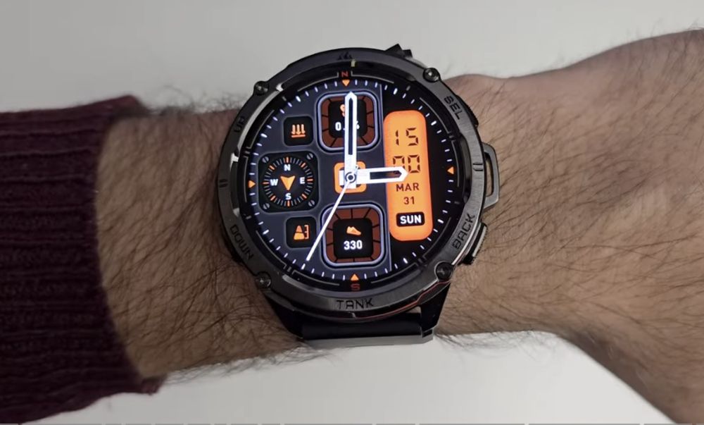 kospet tank t3 ultra gps smart watch