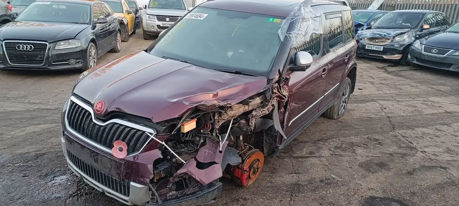 Dezmembrari / Dezmembrez Skoda Yeti 2.0 CFJA cutie viteze PQT cod culoare LF3X