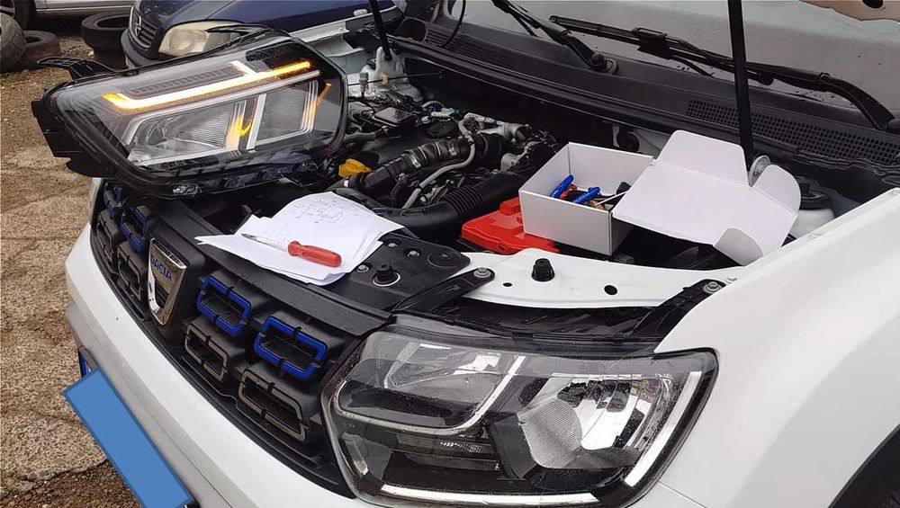 Modul adaptare faruri Duster 2 la cele cu semnatura Y