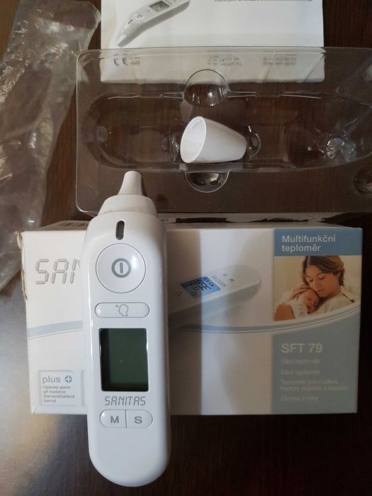 Termometru pentru ureche, frunte si biberon, SANITAS SFT 79 (garantie)