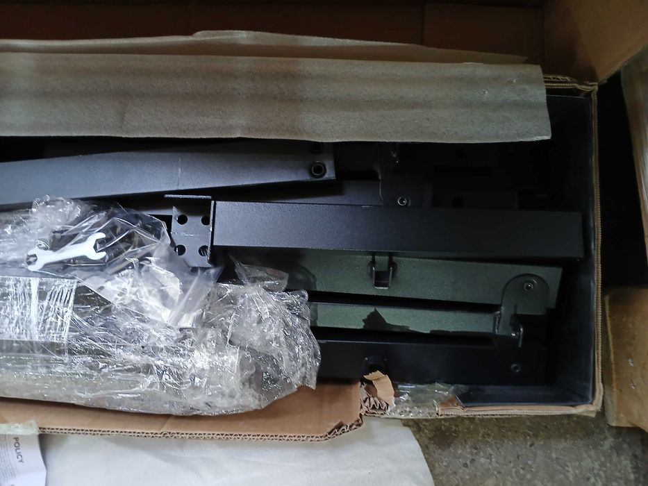 Cadru metalic pat Dreamzie 140 x 200 cm, inaltime 35 cm, negru