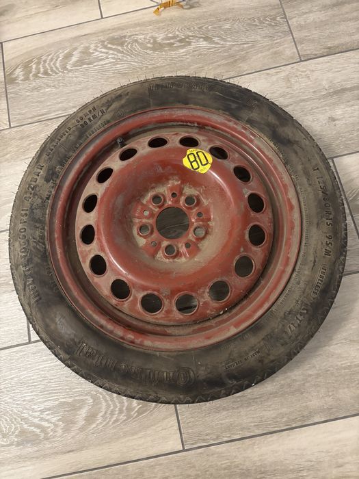 Rezerva Slim R15 125/80/15 5x98 et 35 alfa romeo 147 156 gt fiat bravo