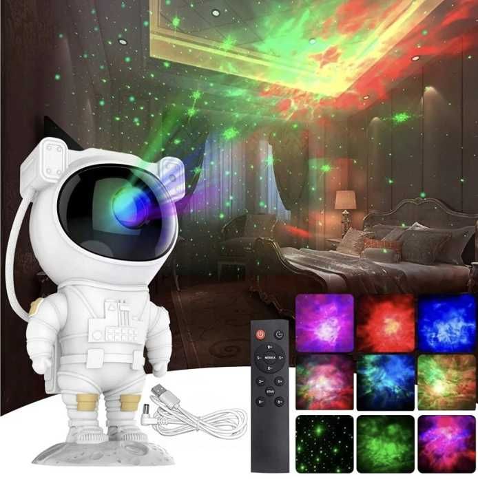 Proiector de stele Astronaut, Lampa de veghe pentru copii