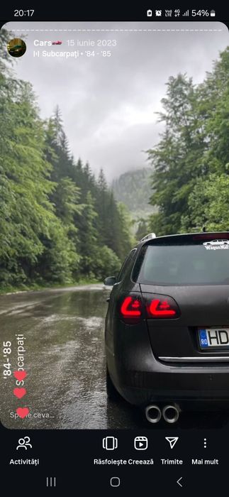 Stopuri full led pasat b6 fără folie sau lac