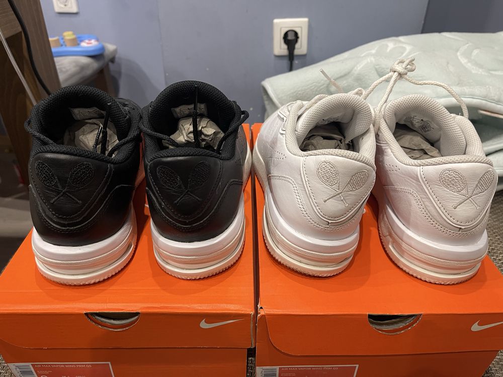Nike Air Max Vapor Wing PRM QS Tennis Court Federer Jordan Lebron Kobe