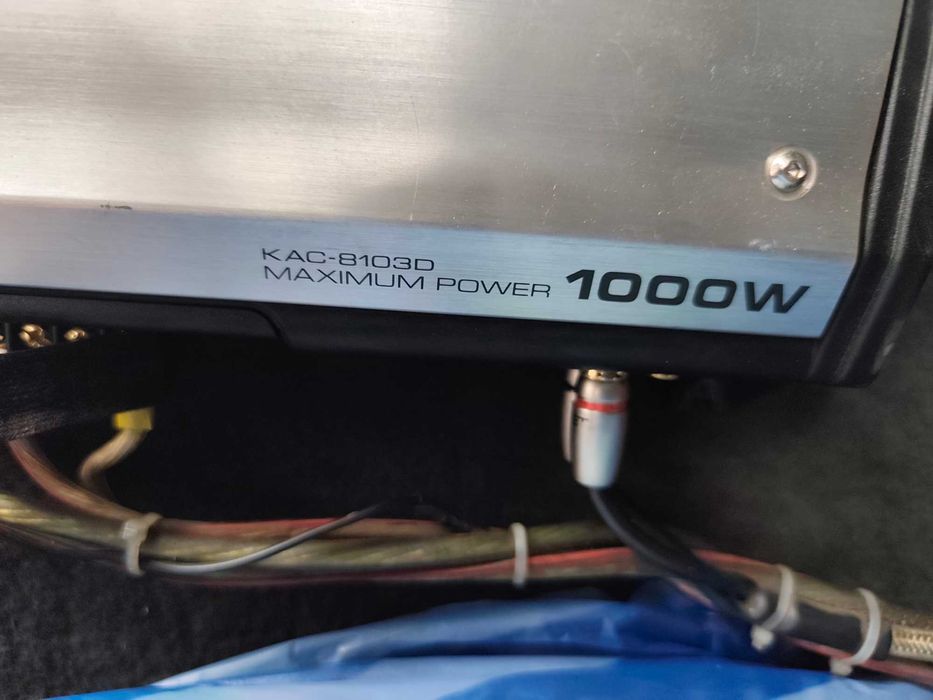 УСИЛВАТЕЛ Kenwood 1000w и туба 12'' Hertz