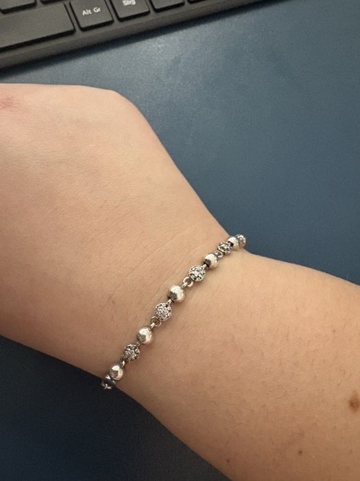 Bratara argint detalii fine