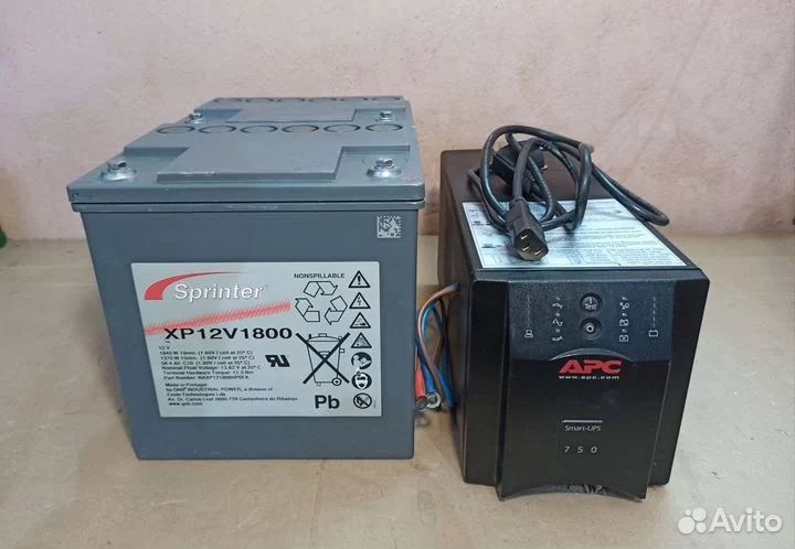 Ups ИБП, Инвертор APC Smart 750VA, для котла отопления