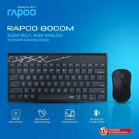 СКИДКА! (2в1)Bluetooth/Беспроводная клавиатура и мышка/мышь Rapoo 8000