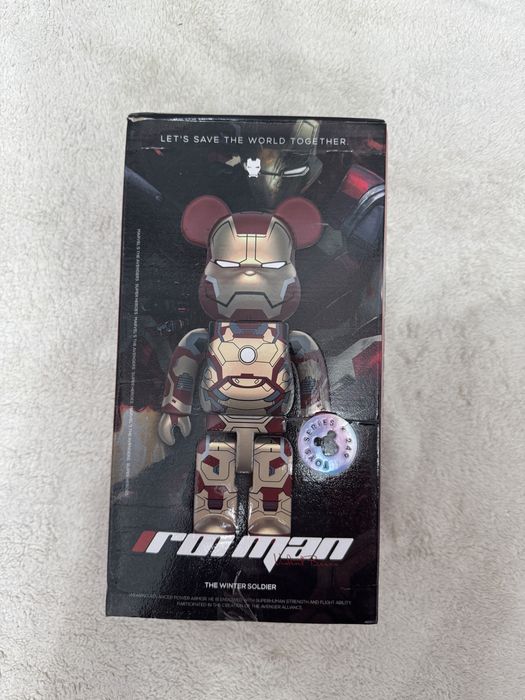 Продам Коллекционную Фигурку Bearbrick Iron Man 28см Marvel