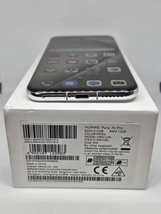 Huawei Pura 70 Pro 512Gb/12Ram White