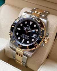 Rolex Submariner Gold/Silver Black 41 mm New Automatic Edition