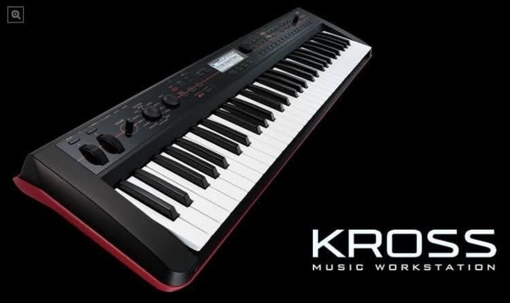 Профессиональный синтезатор korg kross 61 keybord.