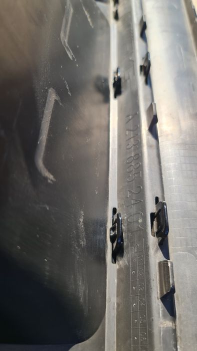 Spoiler cu ornament difuzor bara spate AMG Mercedes E w213 a2138852401