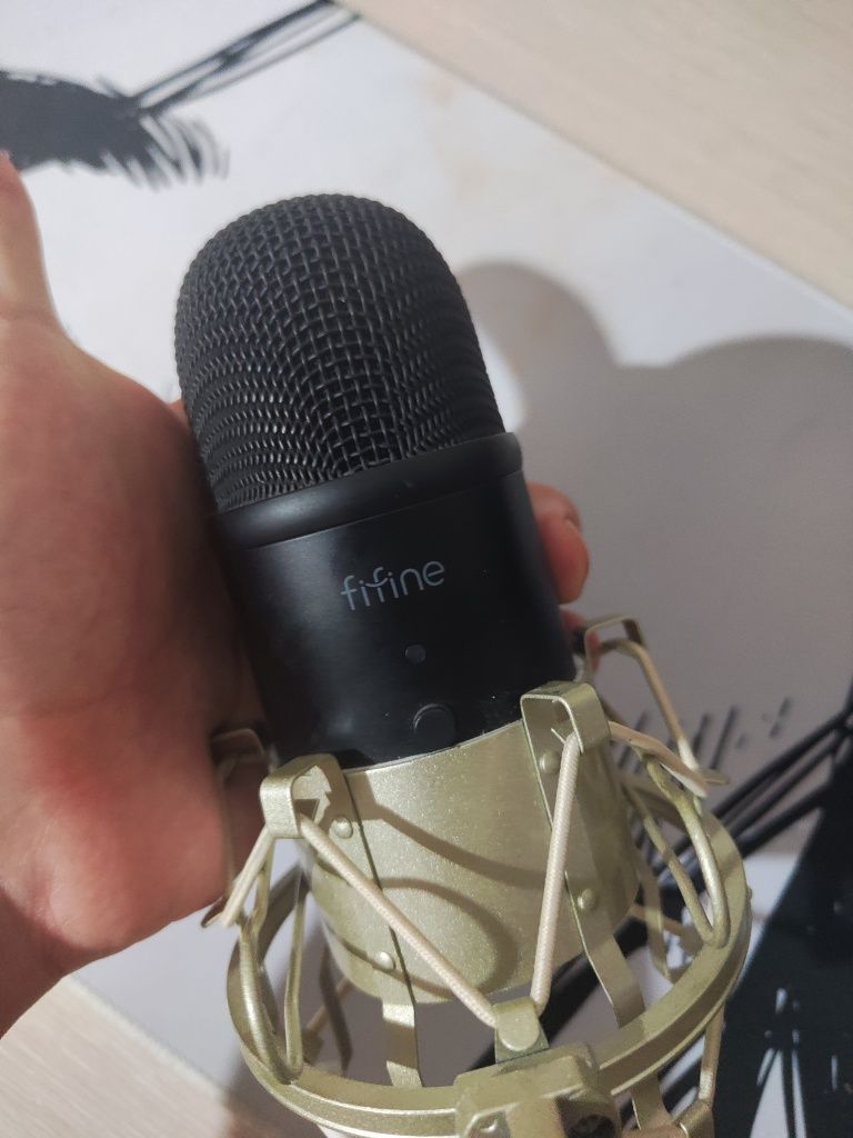 Микрофон fifine k679 и пантограф для микрофона fifine