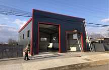 Vand hala metalica 22X25 metri cu panouri sandwichi
