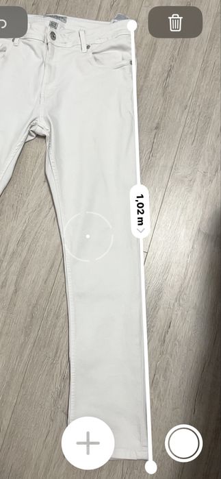 Blugi albi bărbați mărimea 33/32