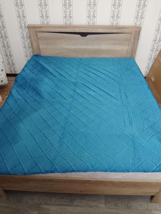 Кровать Гарда серый(б/у) в хорошем состоянии