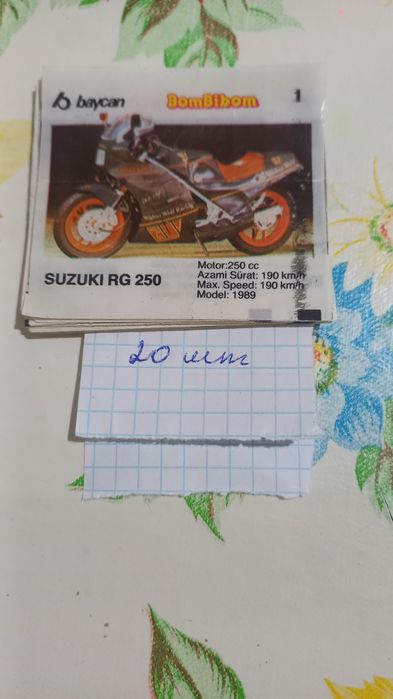 Вкладыши от жевательной резинки