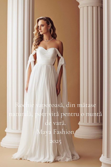 Rochie de Mireasă ca Nouă + Voal Cadou – Spune „Da” la Super Preț!