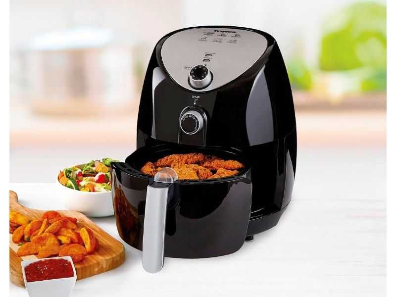 Еър Фрайър с VORTX технология Tower T17021, Черен, 4.3L