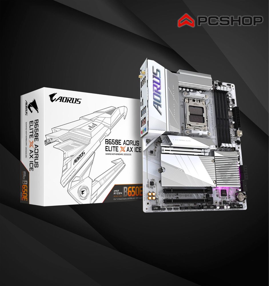 Gigabyte B650E Aorus Elite ax ice