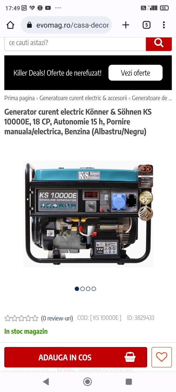 Vand   Generator Konner-Sohnen 18 CP