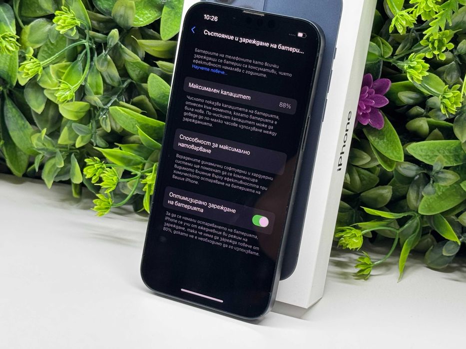 ! Като НОВ ! iPhone 13 128GB Гаранционен Midnight