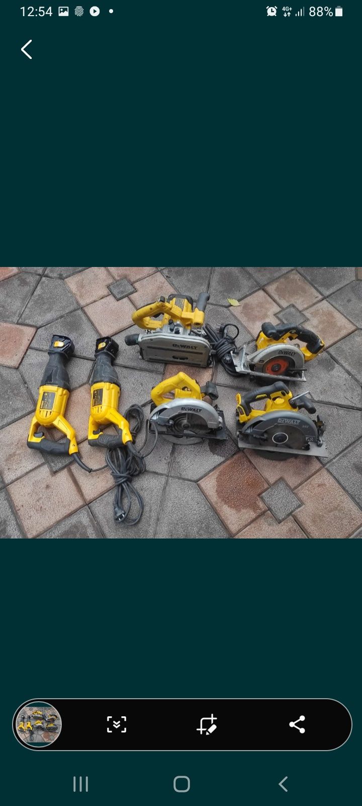 Set scule de mana dewalt impecabile