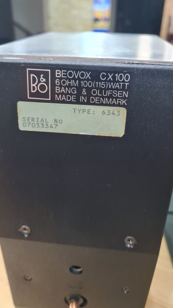 Vand boxe Bang&olufsen  CX-100