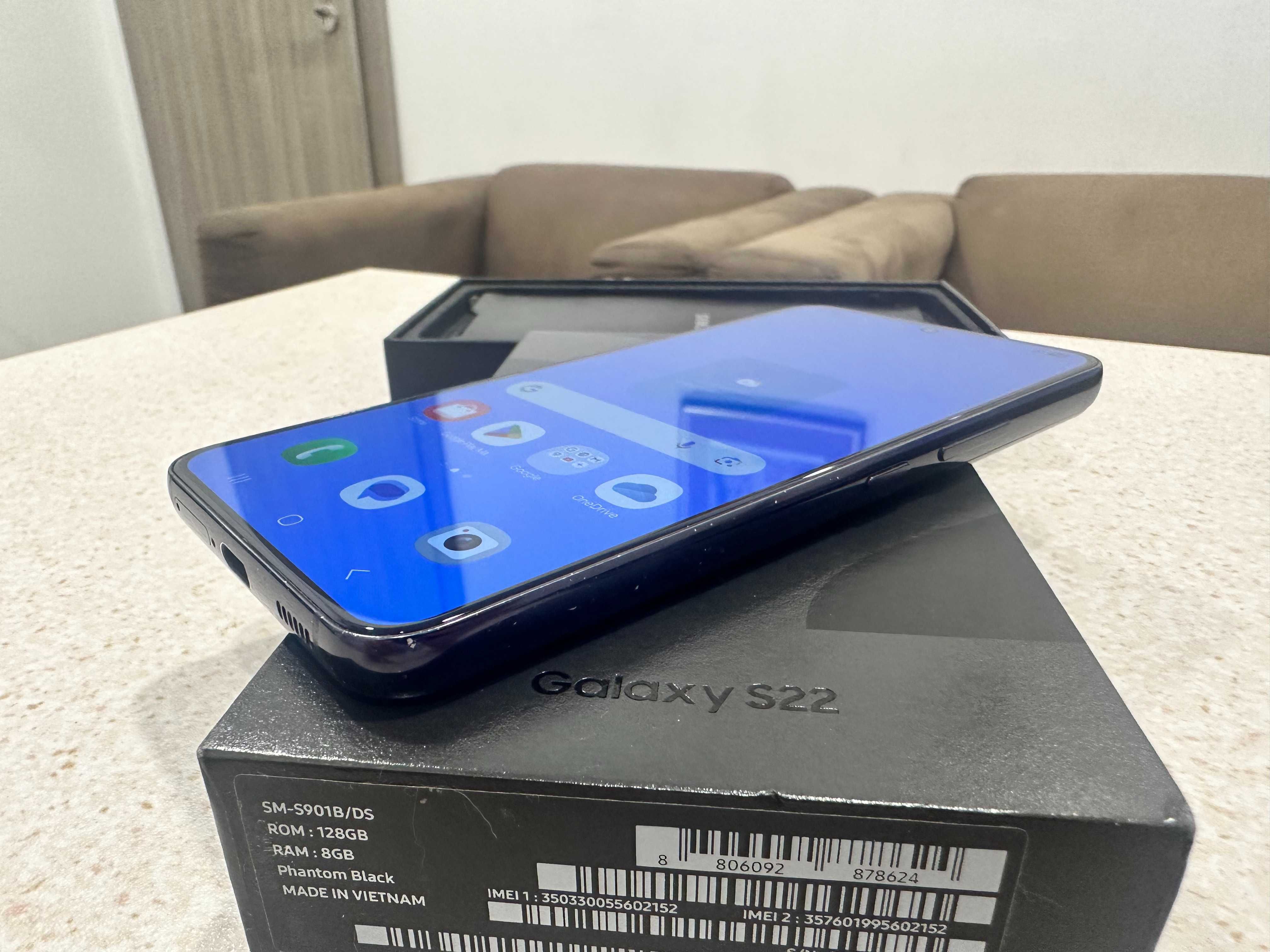 Samsung Galaxy S22 128BG DUAL Sim Черен