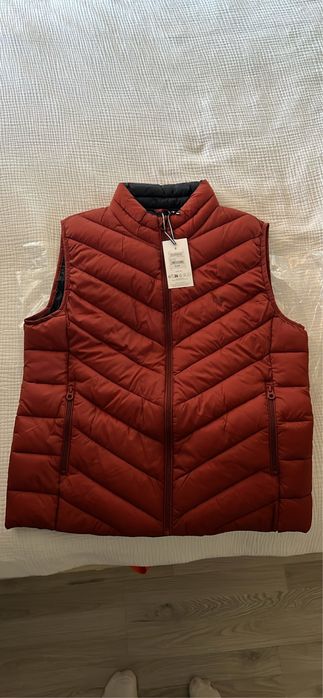 Garrett Orange Showerproof Padded Gilet