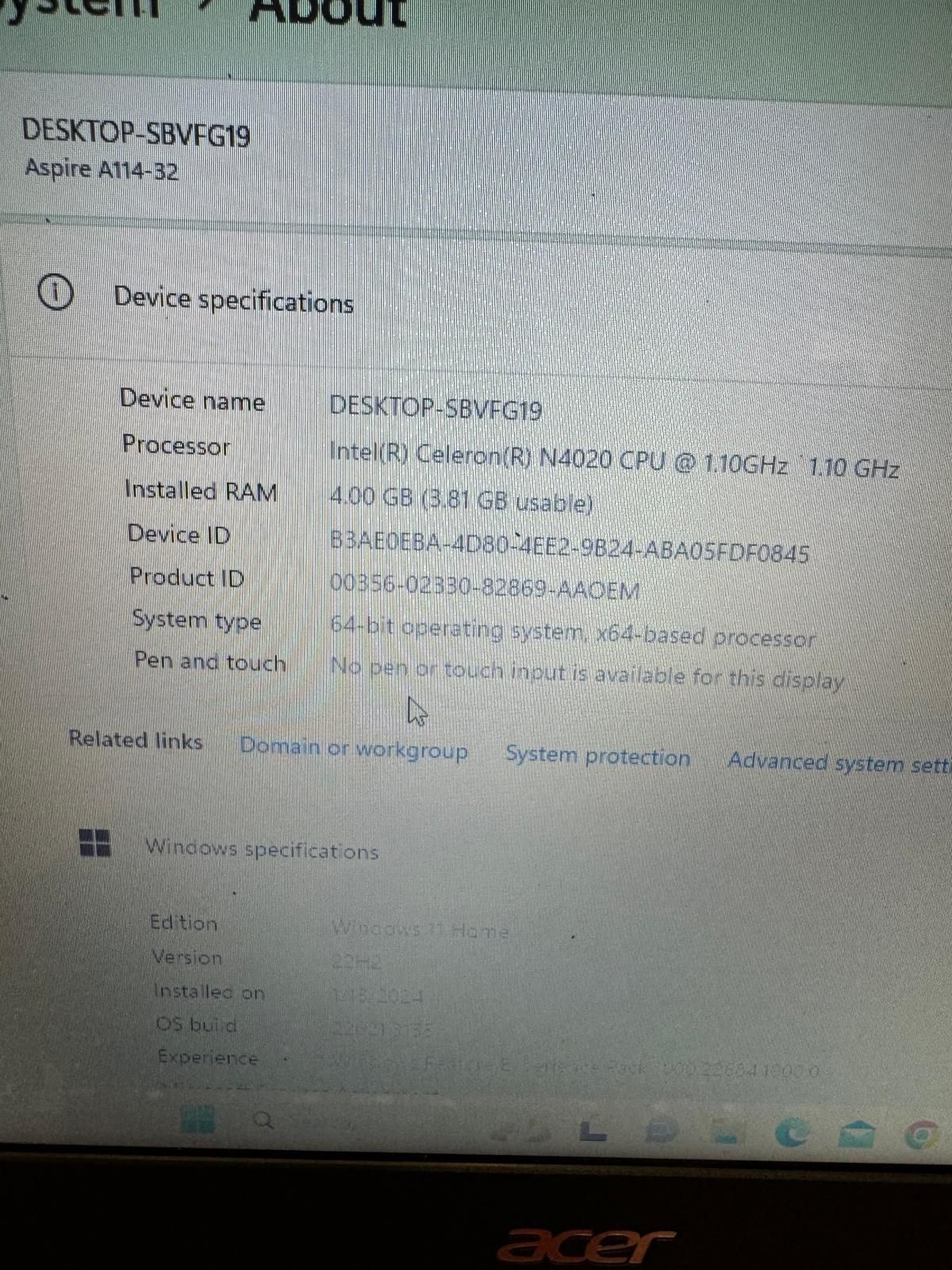 Acer Aspire N17Q4
