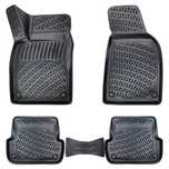 Set covorase auto cauciuc Audi A4 B6 / B7 01-2007 forma tavita