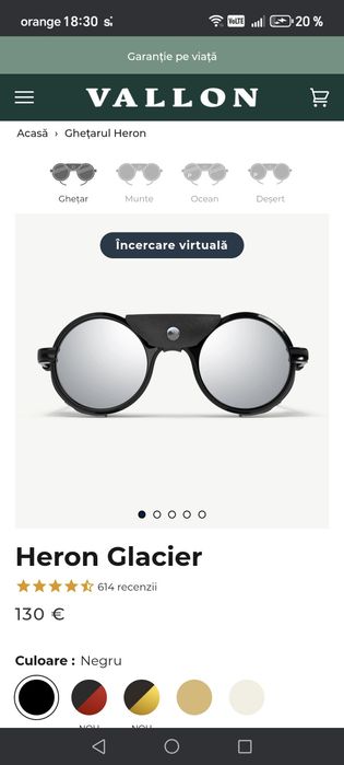 Ochelari de soare Vallon cu protecție laterală