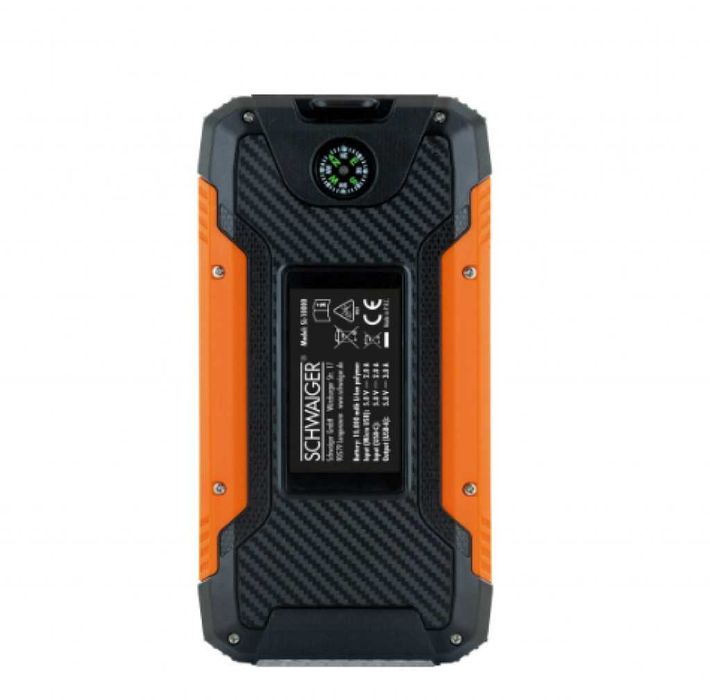 Соларна преносима батерия Schwaiger с фенерче