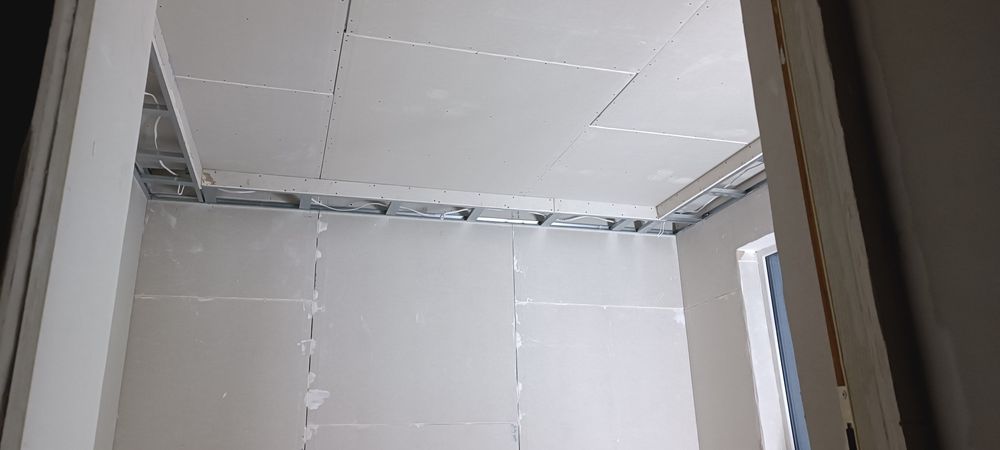 Гипскартон, вътрешна топло изолация,