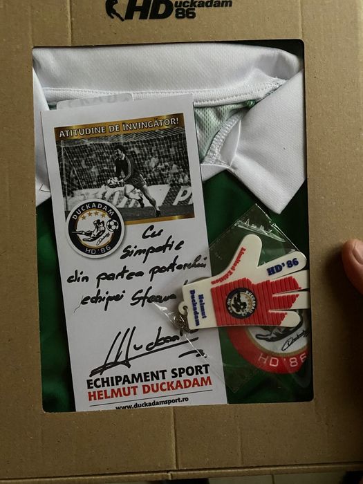 BRELOC Semnătura originala a lu HELMUT DUCKADAM